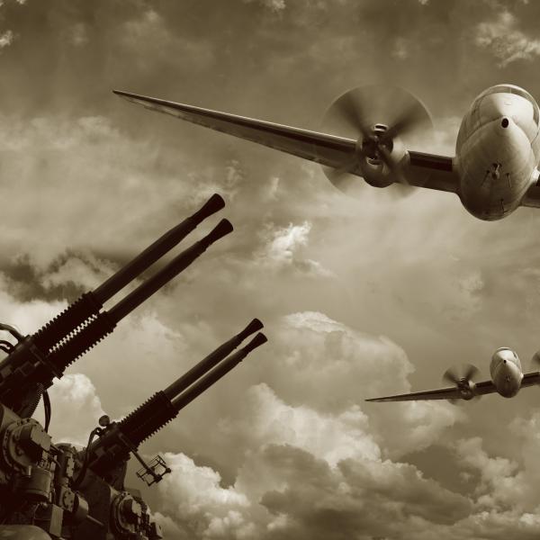 Bild 1 von 3: Im Unterschied zu anderen Ländern hat Deutschland vor Ausbruch des Zweiten Weltkriegs heimlich aufgerüstet. Der deutsche Wehretat benötigt 23 Prozent des Bruttoinlandsprodukts im Jahre 1939.