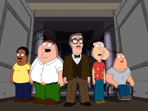 Bild 1 von 24: (v.l.n.r.) Cleveland Brown; Peter Griffin; Glenn Quagmire; Joe Swanson