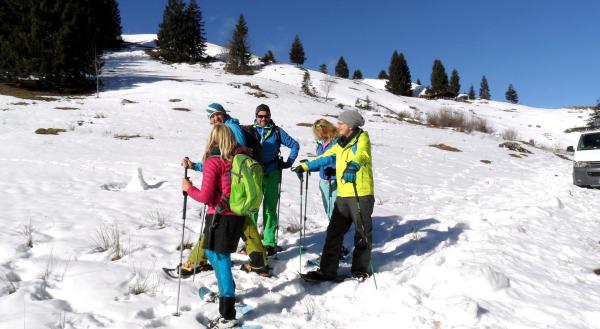 Bild 1 von 4: Schneeschuhwanderung am Sudelfeld