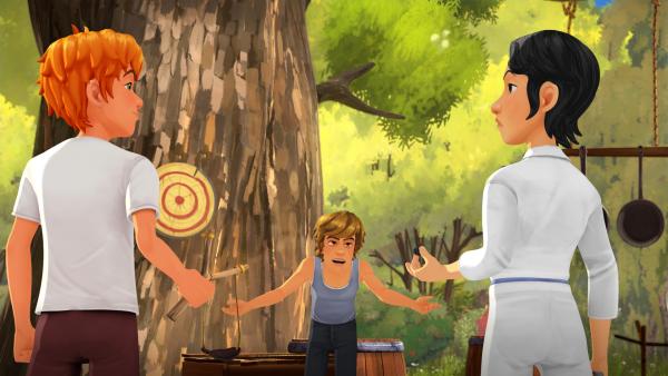 Bild 1 von 4: Tom und Alfred treten gegeneinander an.