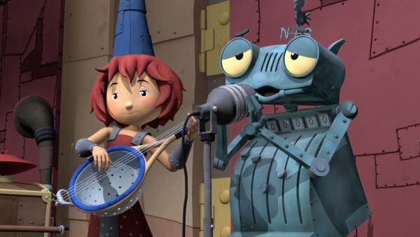 Bild 1 von 7: Ritter Rost und Bö singen zusammen.