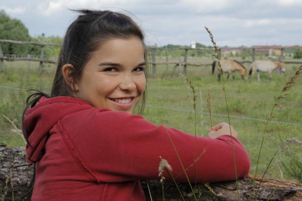 Bild 1 von 4: In einem Gehege in der Döbritzer Heide werden die einzigen Wildpferde der Welt gezüchtet, Anna berichtet von den spannenden Tieren.