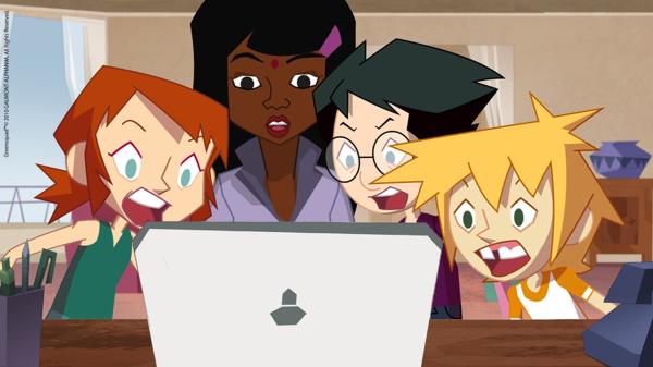 Bild 1 von 3: Das Green Team entdeckt, wie viele Tiere im Internet verkauft werden.
© KiKA/Gaumont-Alphanim - Honorarfreie Verwendung gemäß AGB im redaktionellen Zusammenhang mit genannter Sendung bei Nennung \