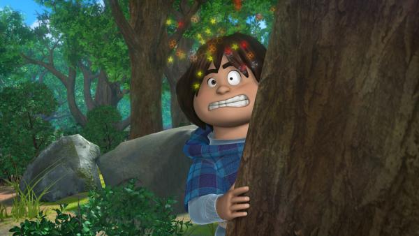 Bild 1 von 5: Autsch! Tucks Ablenkungsmanöver ging schief.