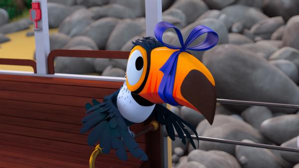 Bild 1 von 3: Damit die Medizin wirken kann, hat Frau Emily Tukan Toni Redeverbot erteilt.