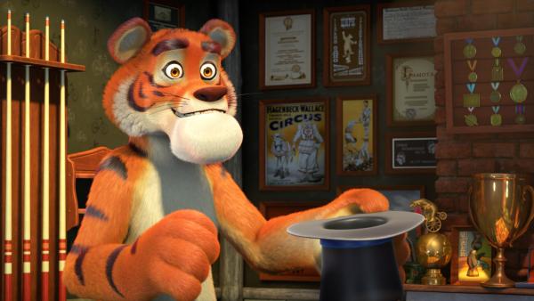 Bild 1 von 4: Tier hält die Lostrommel.