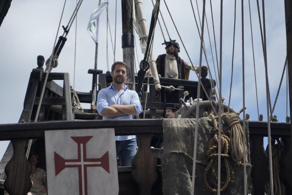 Bild 1 von 13: Mirko Drotschmann an Bord der \