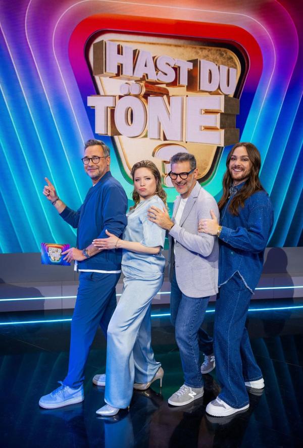Bild 1 von 12: (v.l.n.r.) Matthias Opdenhövel; Caroline Frier; Rick Kavanian; Riccardo Simonetti
