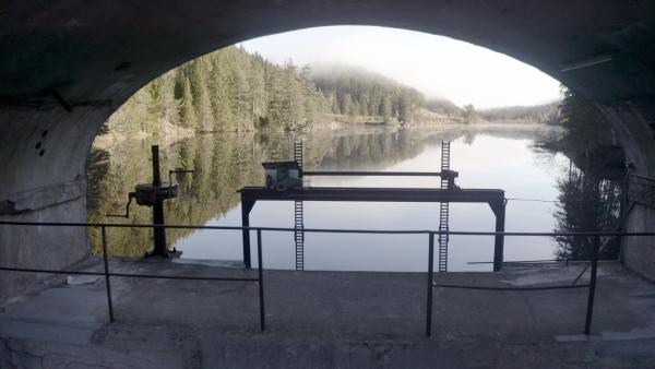 Bild 1 von 9: Im Bild: Kraftwerk Hubertussee.
