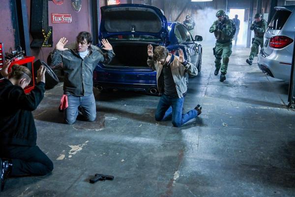 Bild 1 von 20: Im Bild (v.li.): Michael Hudson (Rico), Chuck Filipov (Scuzzy).