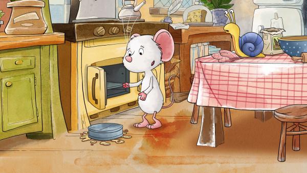 Bild 1 von 2: Ein kleiner Unfall in der Küche bringt Tildas ganzen Tag durcheinander.