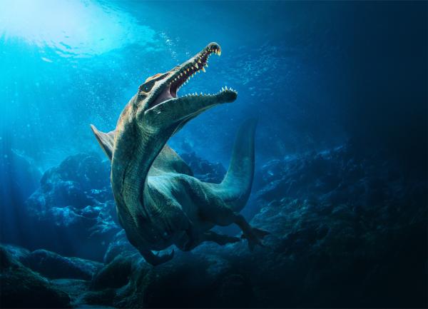 Bild 1 von 15: Spinosaurus ist der einzige aquatisch lebende Dinosaurier, den die Forschung bisher kennt.