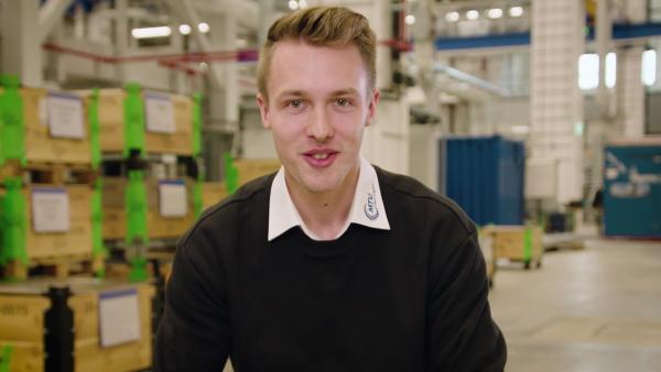 Bild 1 von 5: Benjamin, Maschinebauer bei MTU Aero Engines.