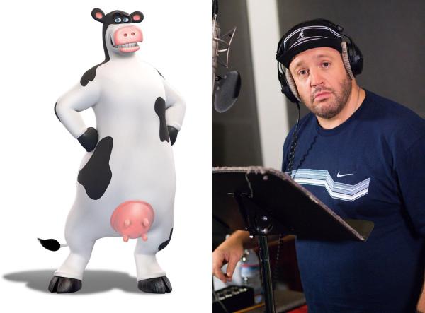 Bild 1 von 14: Kevin James (r.) im Tonstudio bei den Sprachaufnahmen für seine Rolle als \