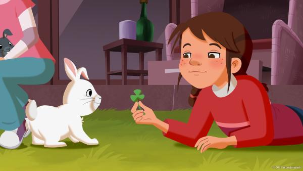 Bild 1 von 4: So ein süßes Kaninchen hätte Tara auch gerne.