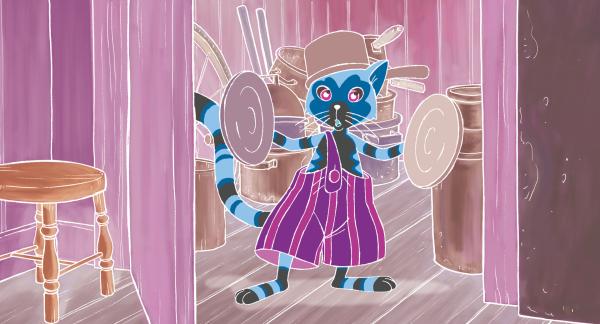 Bild 1 von 4: Findus zeigt musikalisch seine Vorfreude auf Weihnachten.