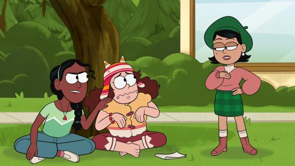 Bild 1 von 4: Kallista macht Gigi klar, dass ihre Noten ihre Eltern enttäuschen könnten.