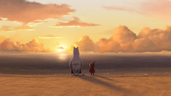 Bild 1 von 3: Muminmama (li.) und die Kleine Mü (re.) halten Ausschau nach Mumintroll. Er ist nicht mit heimgekehrt.© ZDF/Moomin Characters/Gutsy Animations 2022 - Honorarfreie Verwendung gemäß AGB im redaktionellen Zusammenhang mit genannter Sendung bei Nennung \