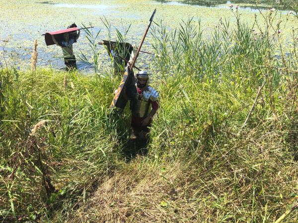 Bild 1 von 12: Krieg gegen die Natur: Die Sümpfe an der Nordseeküste stoppen zunächst den Vormarsch der römischen Legionen.
