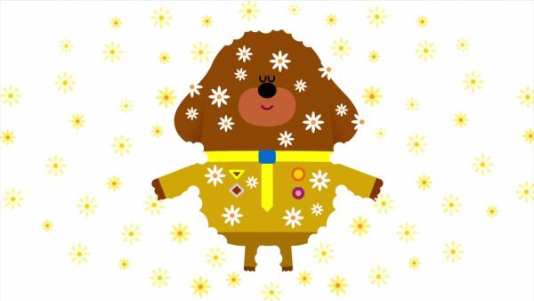 Bild 1 von 2: Duggee riecht besonders gut, da er sein Parfüm selbst hergestellt hat.