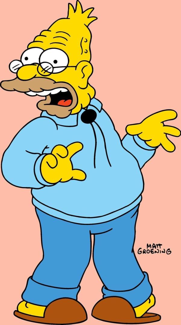 Bild 1 von 20: (19. Staffel) - Abraham Simpson ist der Vater von Homer Simpson und wohnt im Altersheim von Springfield ...