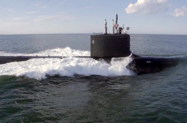 Bild 1 von 5: Atomgetriebenes Jagd-U-Boot der US Navy