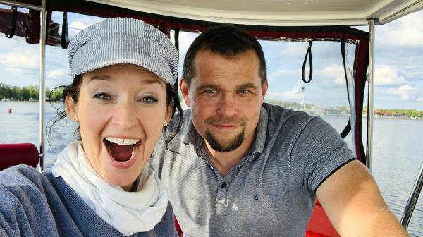 Bild 1 von 8: Julia Finkernagel und Masure Robert Wróbel.