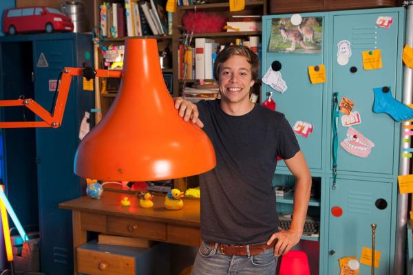 Bild 1 von 2: Tobi in seiner Checker-Bude