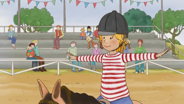 Bild 1 von 8: Connis Eltern sind so stolz auf das, was Conni in nur zehn Übungsstunden alles gelernt hat.