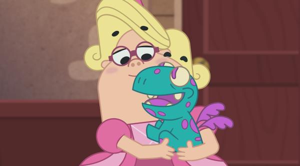 Bild 1 von 4: Kann der süße Drache die gruseligen Geräusche im Schloss der Prinzessin gemacht haben?