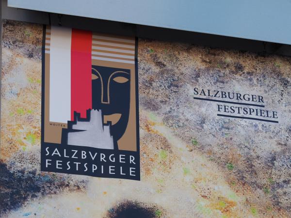 Bild 1 von 1: Salzburger Festspiele Logo, Plakat.