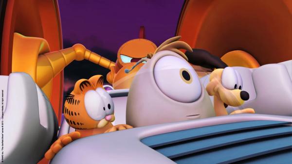 Bild 1 von 3: Garfield ist im Einsatz für die gute Sache.