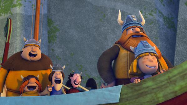 Bild 1 von 6: Natürlich haben die Wikinger am Ende wieder gut zu lachen.