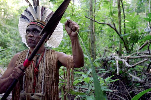 Bild 1 von 4: Mandy Pataxó: Die Pataxó sind ein indigenes Volk in Brasilien - ein großer Teil von ihnen lebt im Bundesstaat Bahia.