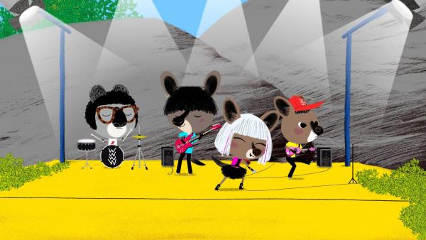 Bild 1 von 5: Die Rockband \