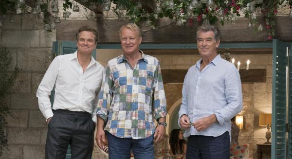 Bild 1 von 10: (v.l.n.r.) Harry (Colin Firth); Bill (Stellan Skarsgård); Sam (Pierce Brosnan)