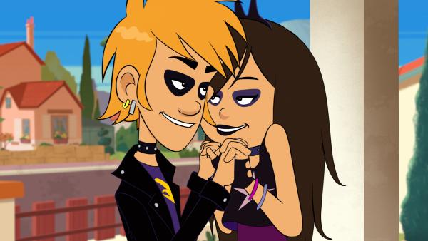 Bild 1 von 4: Max und Wendy sind beide super gestylt und noch scheint dem Konzertbesuch nichts im Wege zu stehn.