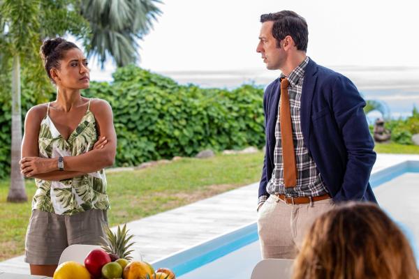 Bild 1 von 1: Im Bild: Joséphine Jobert (DS Florence Cassell), Ralf Little (DI Neville Parker).
