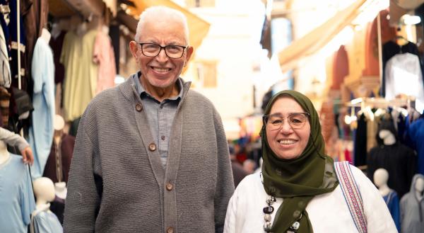 Bild 1 von 3: Souad Rais El Kertoubi und ihr Mann Ahmed El Kertoubi.