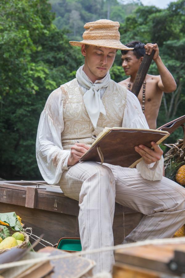 Bild 1 von 13: Humboldt skizzierte während der Fahrt auf dem Orinoco Pflanzen und Tiere. Viele dieser Zeichnungen nutzte er später als Vorlagen für farbige Illustrationen zu seinen Büchern.