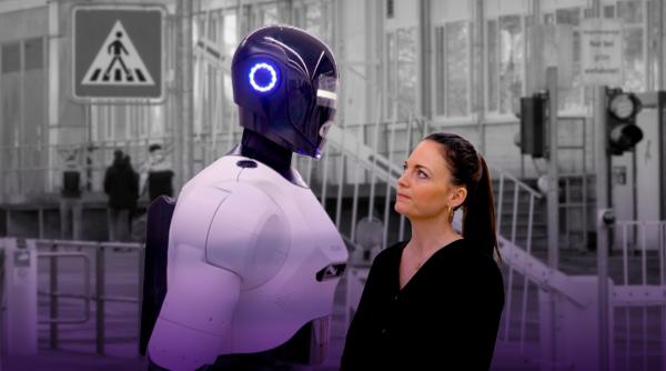 Bild 1 von 1: SWR Moderatorin Alexandra Gondorf reist durch Baden-Württemberg und trifft Menschen, die um ihre Jobs in der Autoindustrie bangen - sowie andere, die vom Boom in Rüstung, Robotik und KI profitieren. Zwischen Kündigungsgesprächen, Werkhallen und Hightech-Laboren fragt sie: Wer gewinnt im Wandel? Und wer bleibt zurück? Eine Reportage über Angst, Hoffnung und neue Märkte.