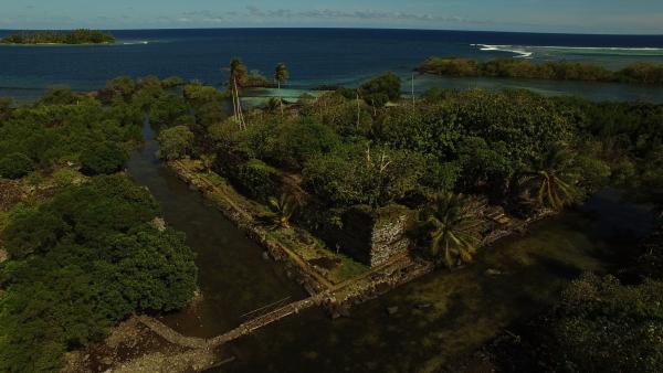 Bild 1 von 5: Viele kleine Inseln Mikronesiens wie Nan Madol sind vom steigenden Meerwasserspiegel bedroht.