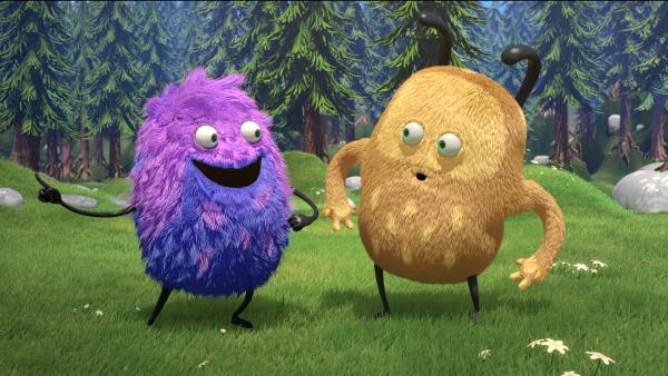 Bild 1 von 3: Strit und Kiwi machen eine erstaunliche Entdeckung.