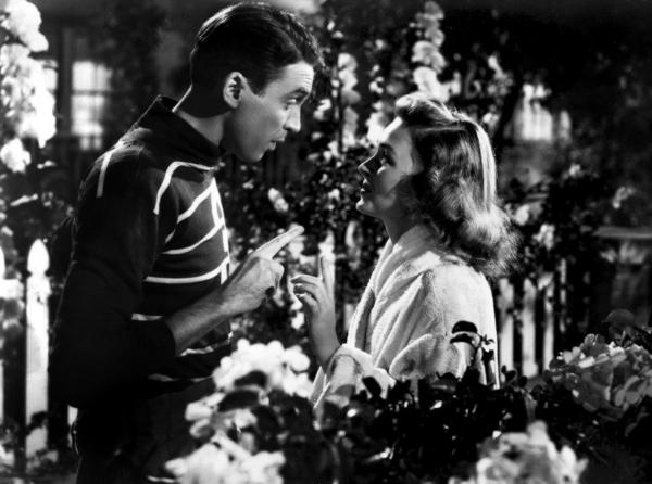 Bild 1 von 1: Donna Reed als Mary Hatch Bailey und James Stewart als George Bailey