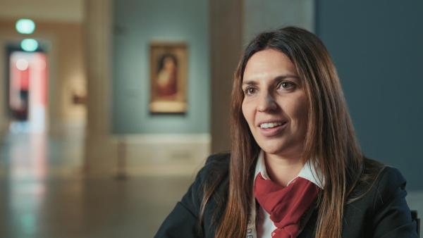 Bild 1 von 5: Im Bild: Paloma Herranz Gonza´lez, Aufseherin im Museo del Prado.