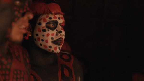 Bild 1 von 15: Bemalung für den Ringkampf Huka Huka