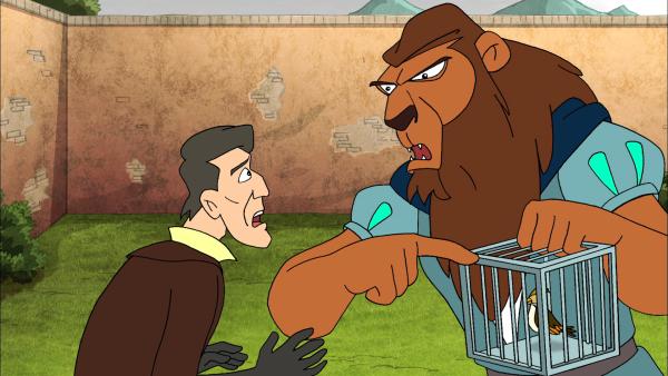 Bild 1 von 1: Der Mann gibt ein folgenschweres Versprechen für die Erfüllung des Wunsches seiner liebsten Tochter.