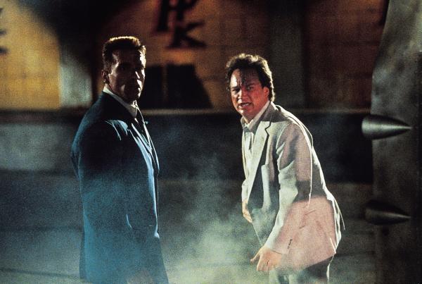 Bild 1 von 8: Auf der Jagd nach dem russischen Drogenzaren Viktor Rostavili verstehen sich die beiden grundverschiedenen Bullen Ivan Danko (Arnold Schwarzenegger, l.) und Art Ridzik (James Belushi, r.) immer besser.
