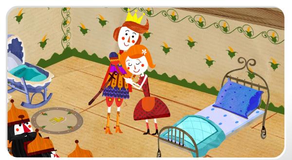 Bild 1 von 3: Der Prinz und Havroshechka sind glücklich bis an ihr Lebensende.