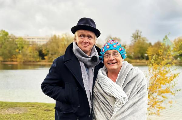 Bild 1 von 1: Pierre M. Krause (l.) mit Wigald Boning